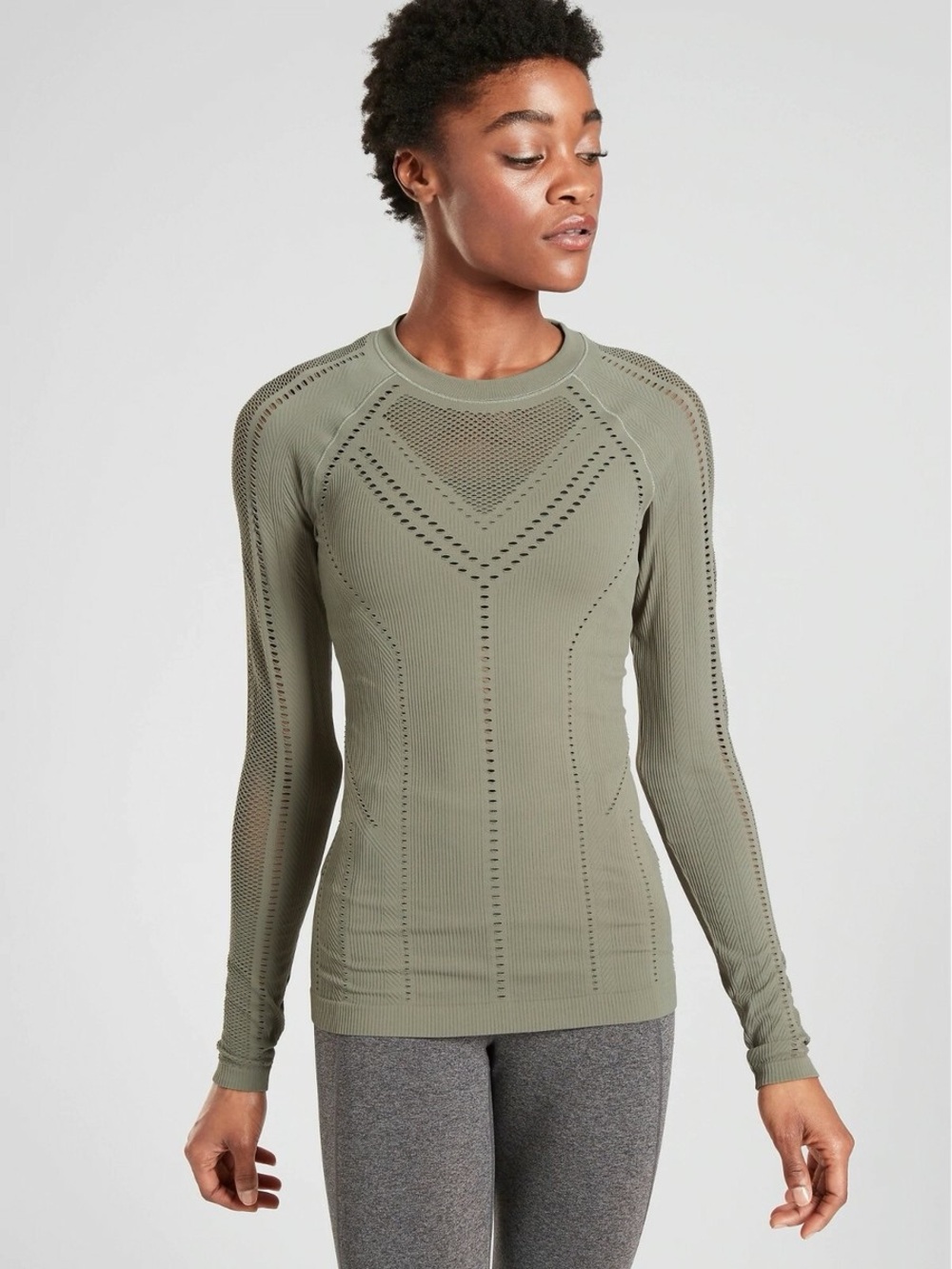 Athleta long sleeve oxygen top